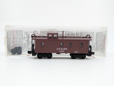 Micro-Trains 05100100 N AT Santa Fe 34' Wood-Sheathed Caboose #1209 NIB