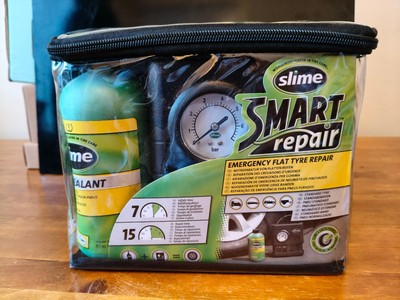 Slime Smart Repair Emergency Flat Tyre Kit | Compressor + Sealant | New