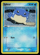 Pokemon Card - Spheal Legend Maker 65/92 Reverse Holo Common Stamped