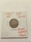 1885 EF+ Seated Liberty Dime Rare 90% Silver