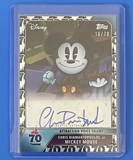 Autografo 2025 Disneyland 70° Topolino 16/70 AA-CD