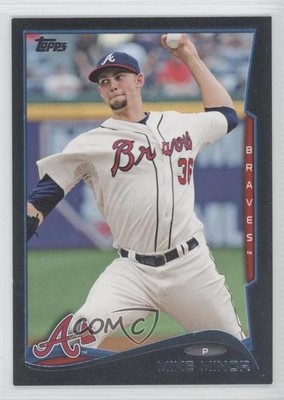2014 Topps Black 50/63 Mike Minor #316 b9e