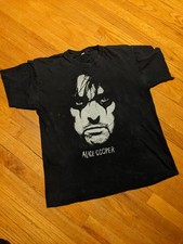 Vintage 2014 Men's Alice Cooper USA Tour Black T-shirt sz L Thrashed
