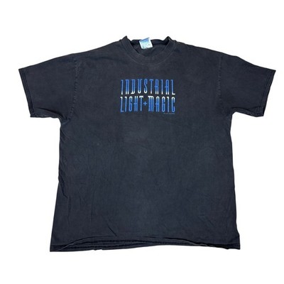 Vintage 90s Lucasfilm Industrial Light & Magic Visual Effects Crew Shirt XL