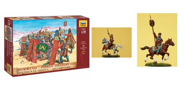Zvezda 1/72 Kit Action Figuren MilitÄR Persian Infantry Modellbau Modellbau-image