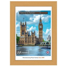 Modern Black Picture Frames Oak White Walnut A1 A2 A3 A4 A5 Poster Photo Frame