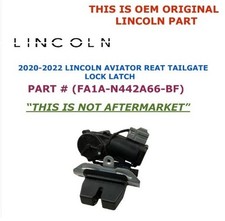 2020 2021 2022 Lincoln Aviator Rear Tailgate Lock Latch Actuator Fa1a-n442a66-bf