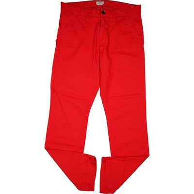 Tom Tailor W32 L34 Jeans Pants Red Men's Marvin Slim Fit Chino Straight Leg 48 M