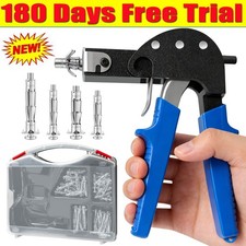 HEAVY DUTY METAL PLASTERBOARD CAVITY WALL FIXINGS ANCHORS PLUGS SETTING TOOL KIT
