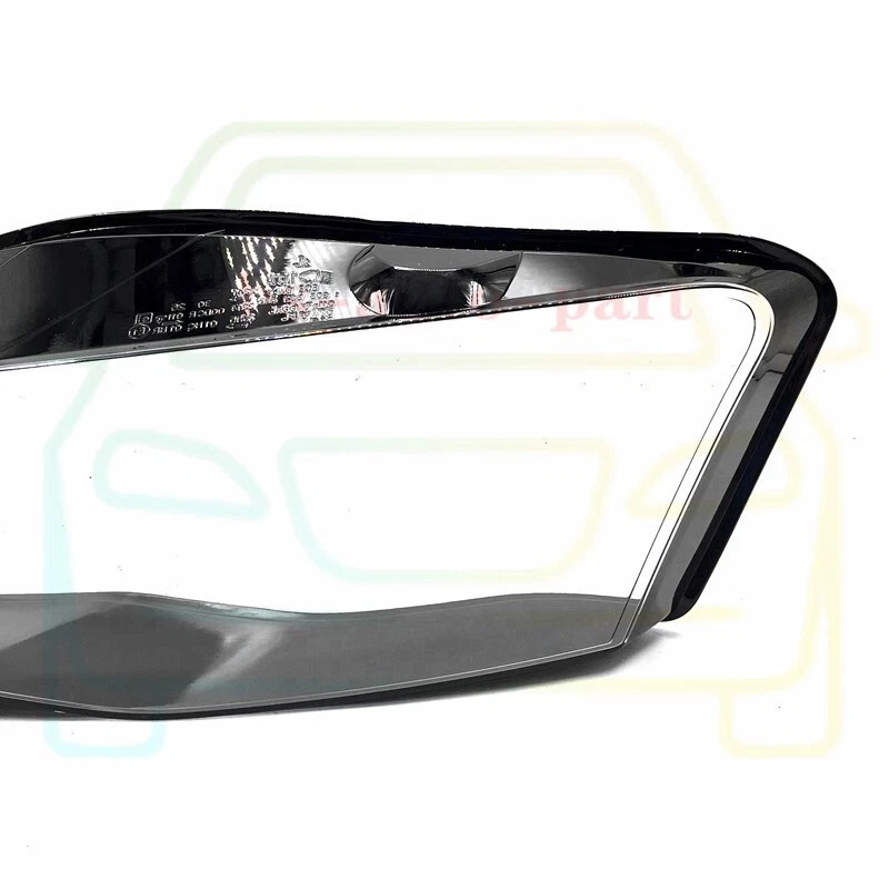 Cubierta de lente de faro lateral izquierdo y derecho + pegamento sellador apto para Audi R8 2008-2015 Foto 4 de 4
