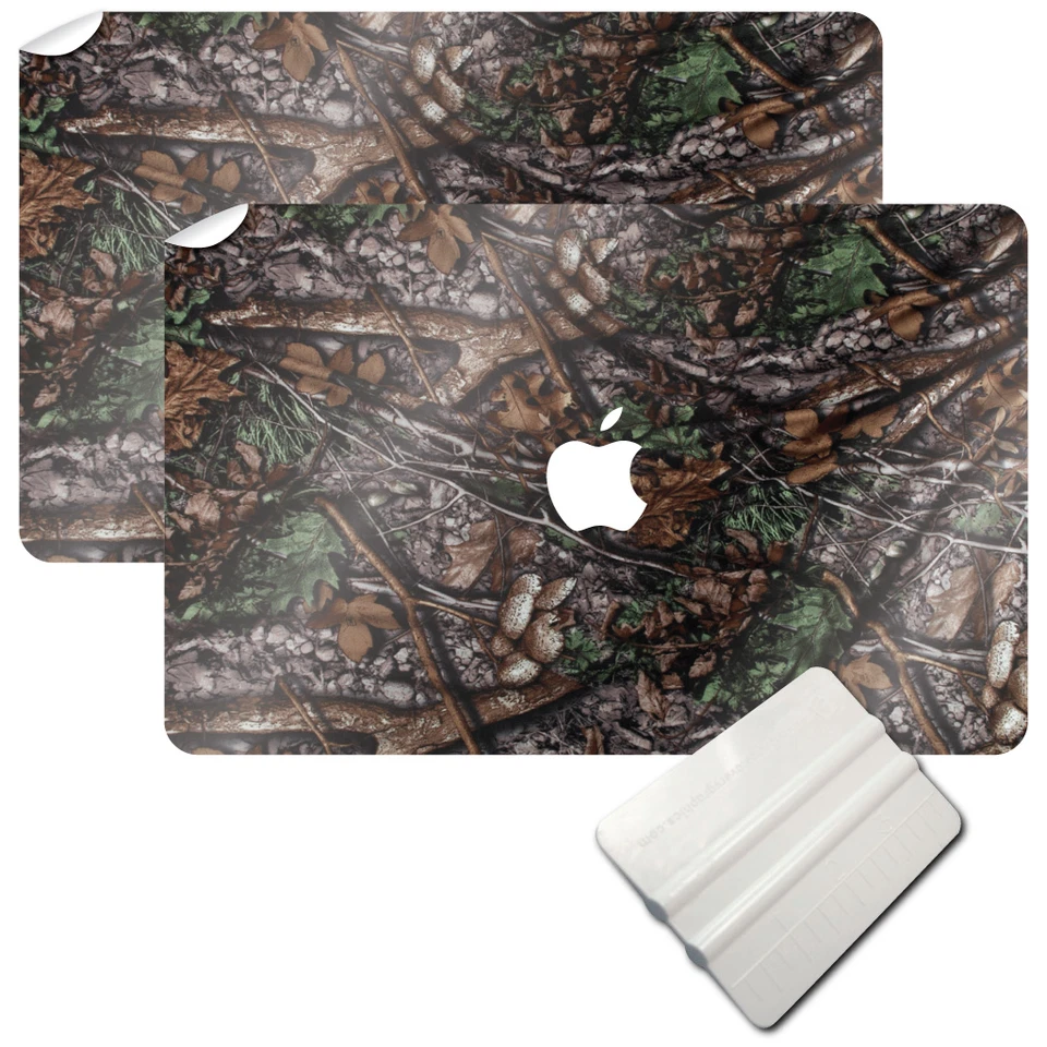 Macbook Air or Macbook Pro 13 inch Vinyl Removable Skin - Hunting Camouflage - Image 2 of 3