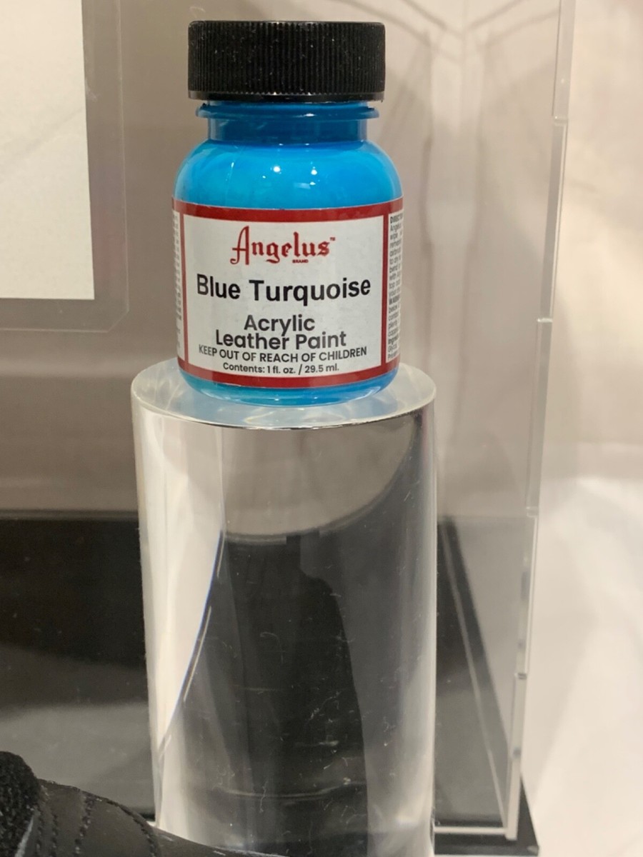 Nike Air Force Low Black (Blue Turquoise Custom Painted Swoosh