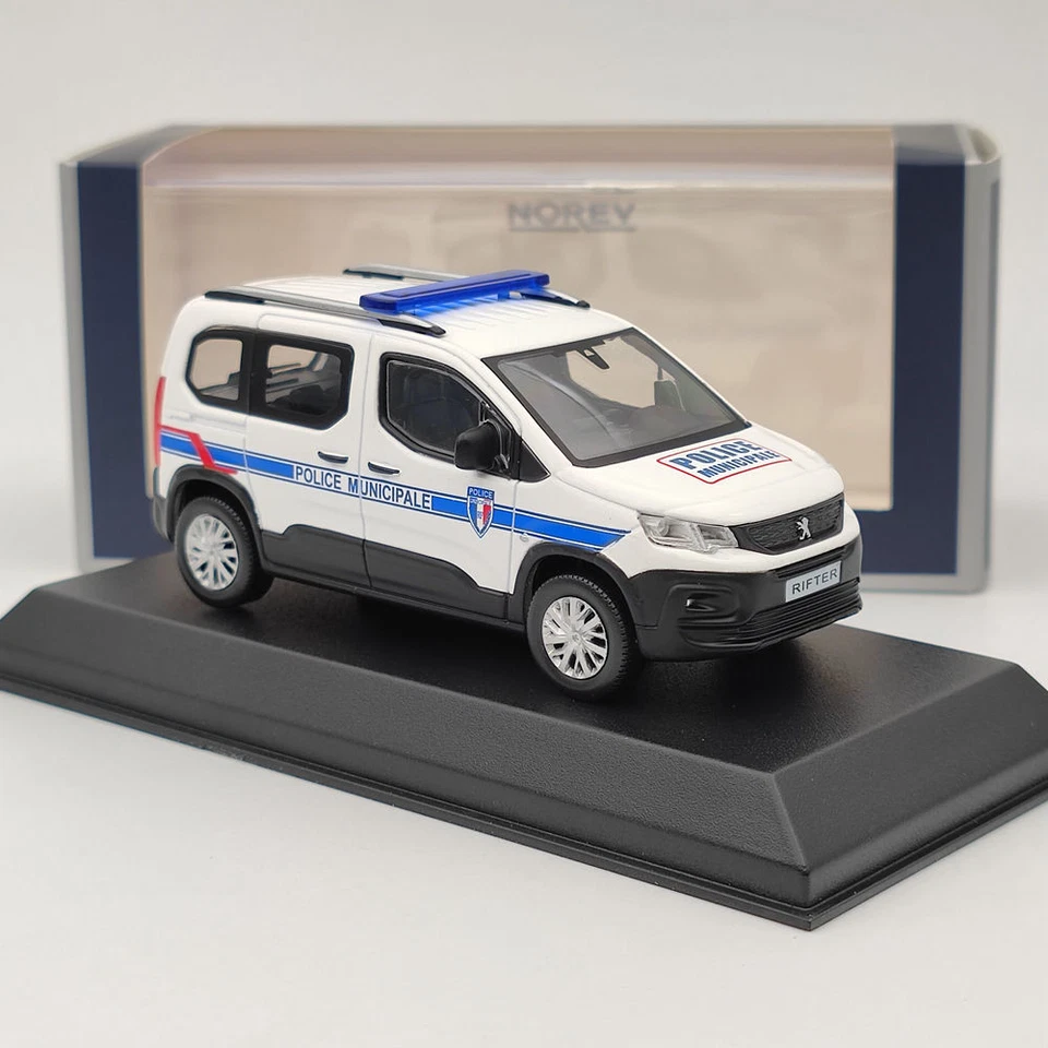 1/43 Norev Peugeot Rifter 2019 Police Municipale Diecast Models Car Collection - Image 2 of 4
