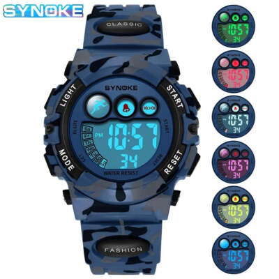 Student Sport Watch Kids 50M Waterproof Digital Wristwatch