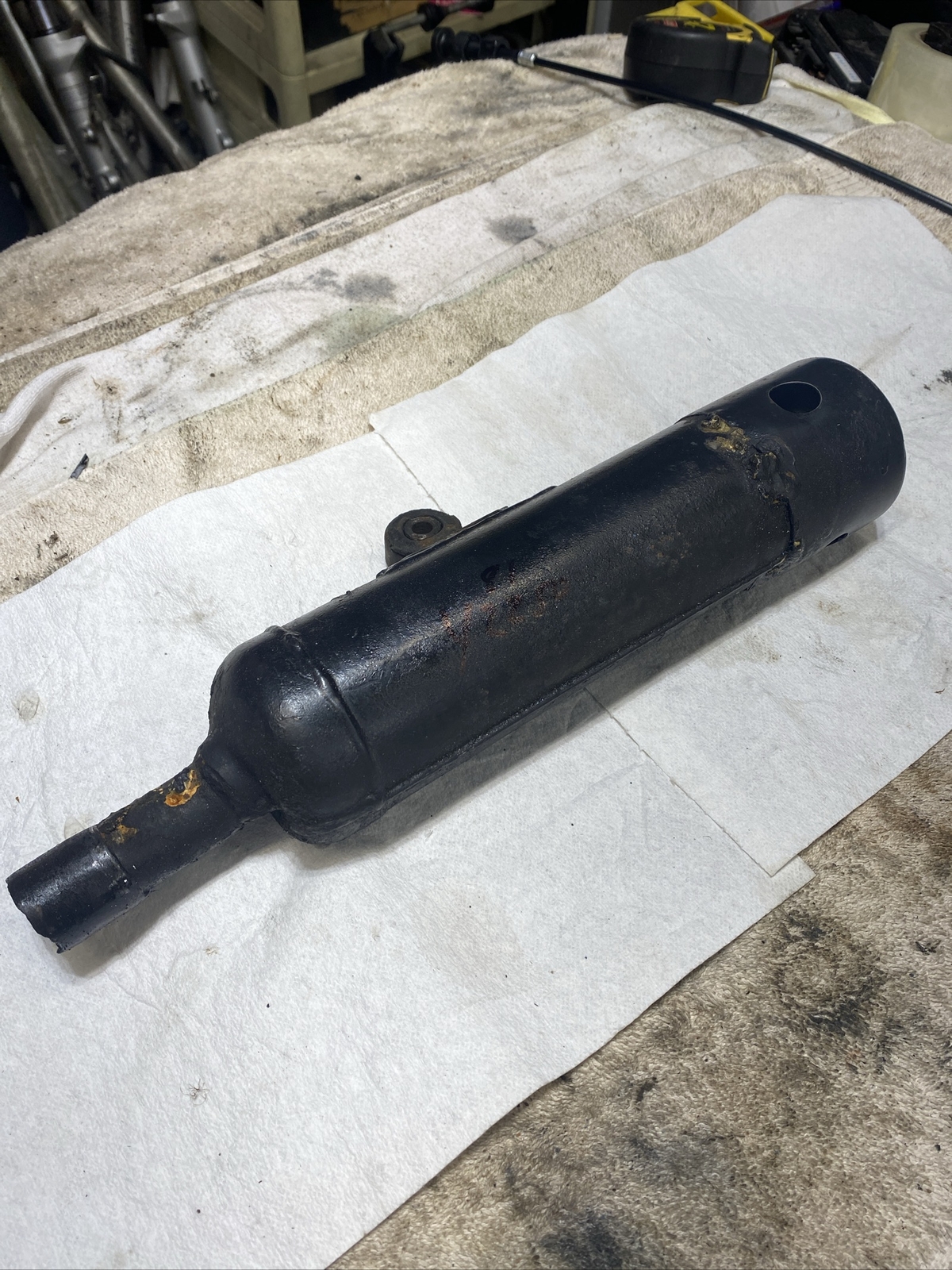 1982 Yamaha YZ250 Exhaust Silencer & Modified Spark Arrester YZ eBay