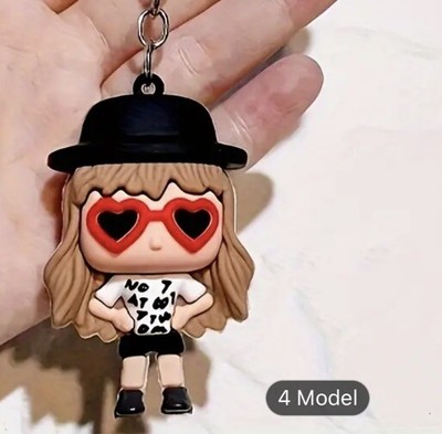 Brandneu Taylor Swift 3D Silikon Schlüsselanhänger Schlüsselring kostenlos UK Post Swiftie