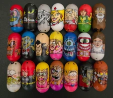 Mighty Beanz Moose & Knockoff Ja-Ru Star Wars Avengers Misc Random Lot of 21