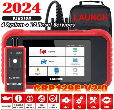 LAUNCH CRP123E CRP129E Car Diagnostic Tool Scanner AT SRS ABS Engine Code Reader