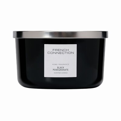 French Connection Black Collection Kerze Schwarz Granatapfel 431G