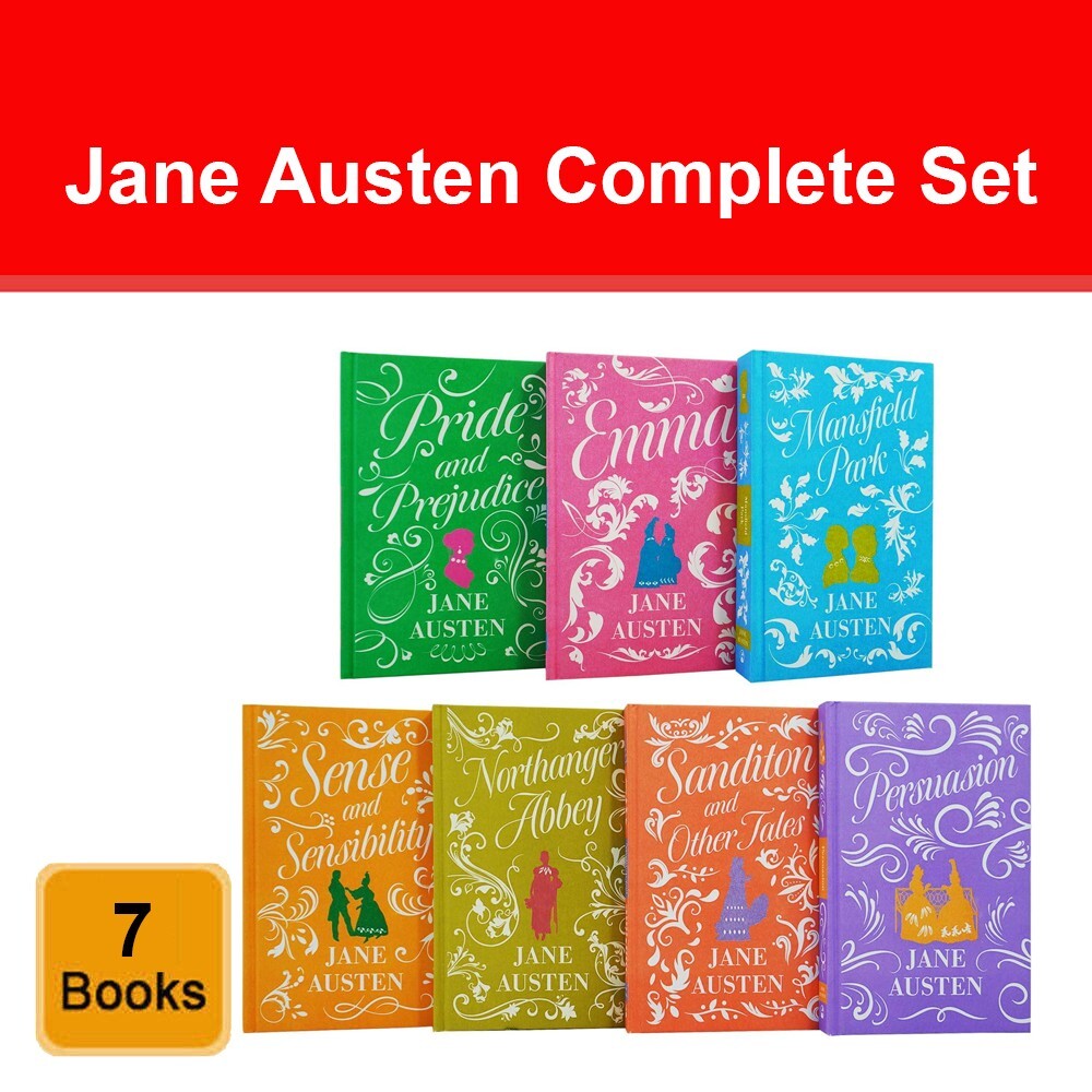 Jane Austen Complete Collection 7 Books Deluxe Set - Fiction - Hardback