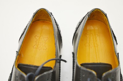 Undandy Handmade Calf Leather Brogue Wingtip Oxford Sneakers  display picture 2