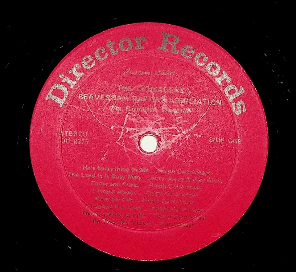 The Crusaders Of The Beaverdam Baptist Association Gospel Vinyl LP Record - Image 3 of 4