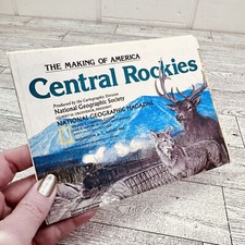 Making Of America Central Rockies Wall Map Supplement National Geographic 1984