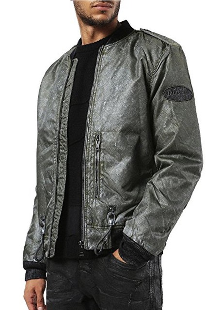diesel bomber jacket green