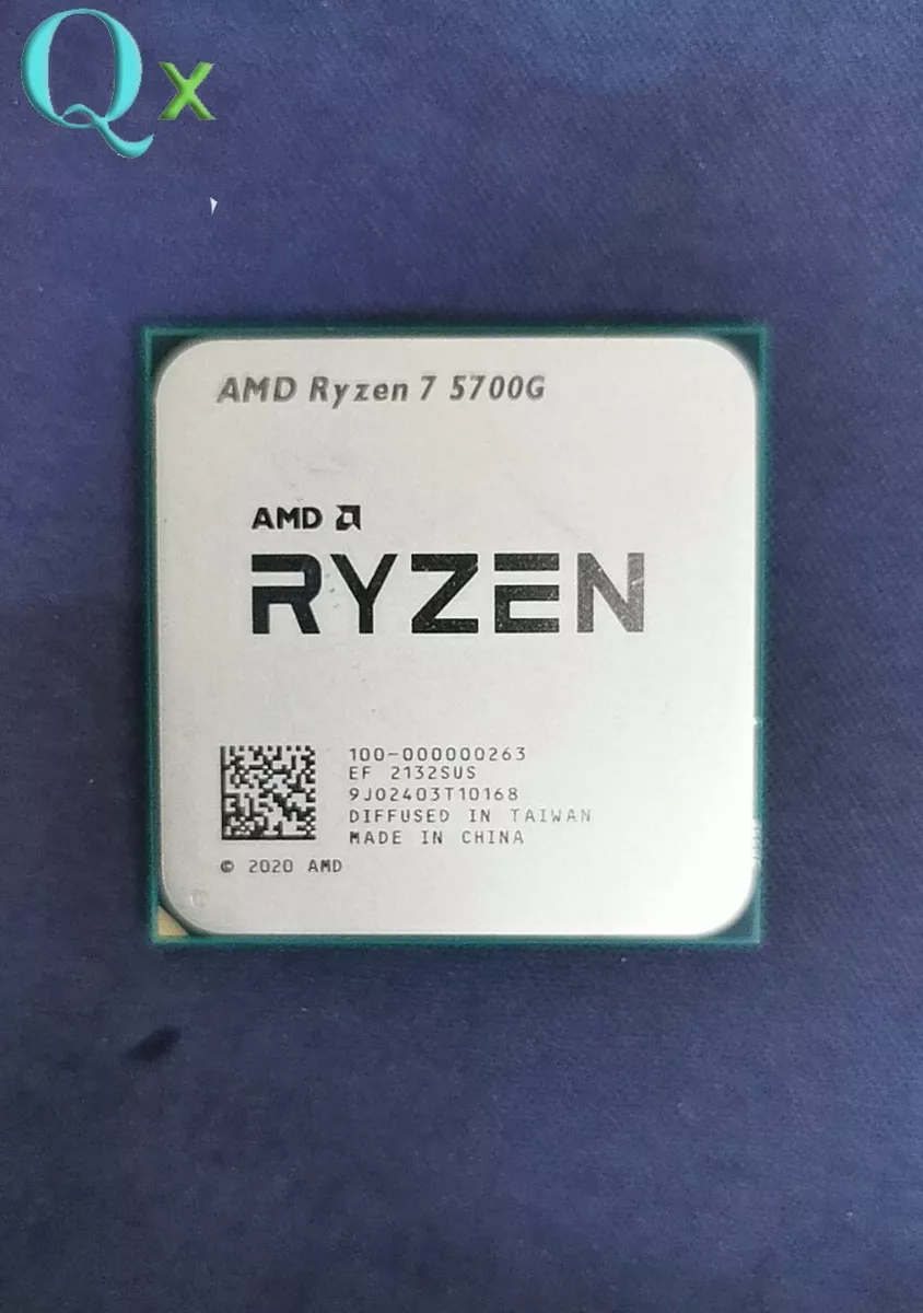 AMD Ryzen 7 5700G AM4 CPU Processor R7 5700G 3.8 GHz 8 Core 16 thr