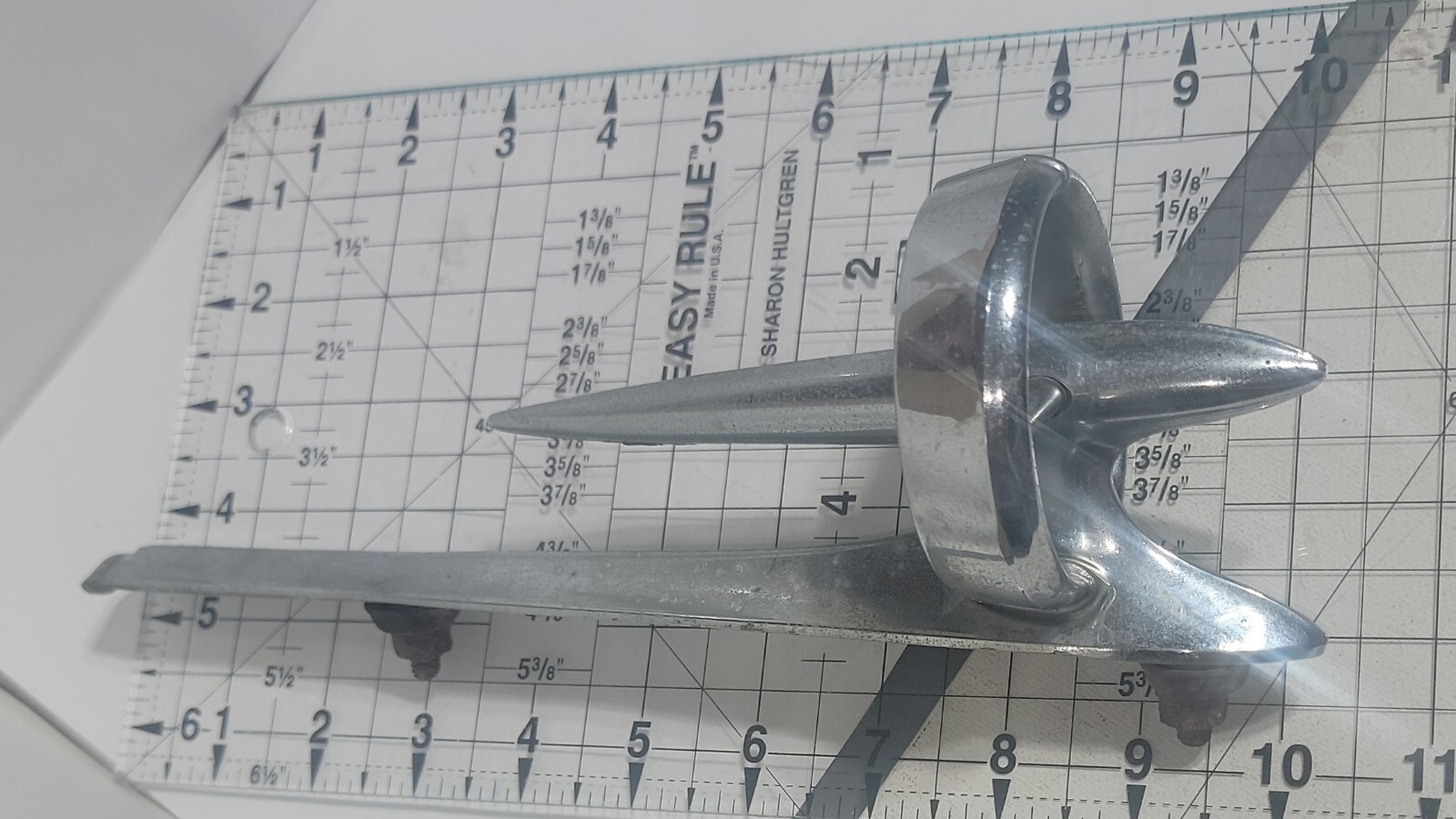 Vintage Hood Ornament 1940”s BUICK GUNSIGHT TORPEDO HOOD ORNAMENT eBay