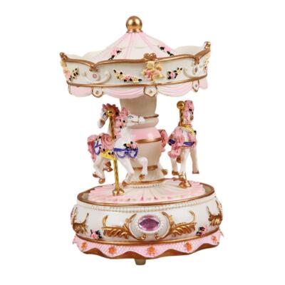 Karussell Spieluhr Spieluhr Tischplatte Ornament Geschenke für Mädchen Kinder