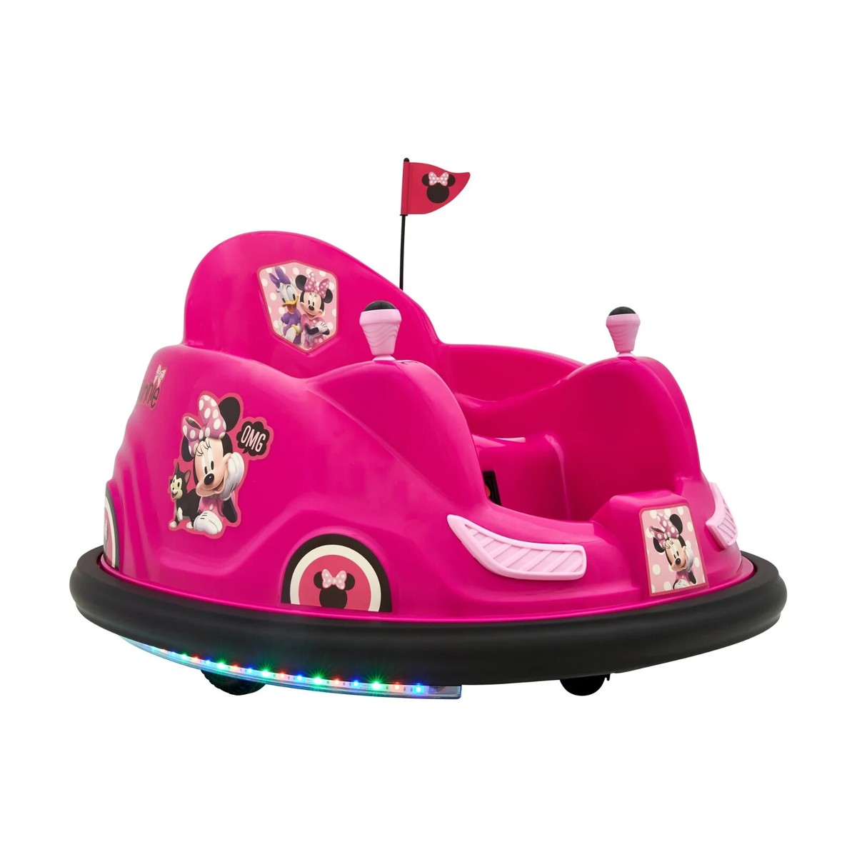 Disney Minnie Mouse Battery Powered Bumper Car Ride On Ages 18 48 Months Pink eBay