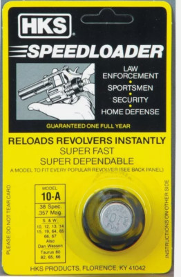 HKS 10A Revolver Speedloader .38/.357 for S&W K Frame & Taurus Mid Frame