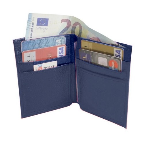 Étui à cartes Porte-cartes Porte billet Homme - Femme en Cuir - 第 7/13 張圖片