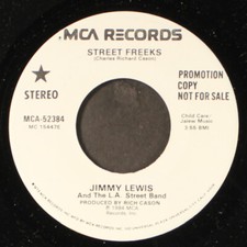 JIMMY LEWIS & L.A. STREET BAND: street freeks MCA 7