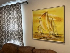 Paintings on canvas original ocean by Collins