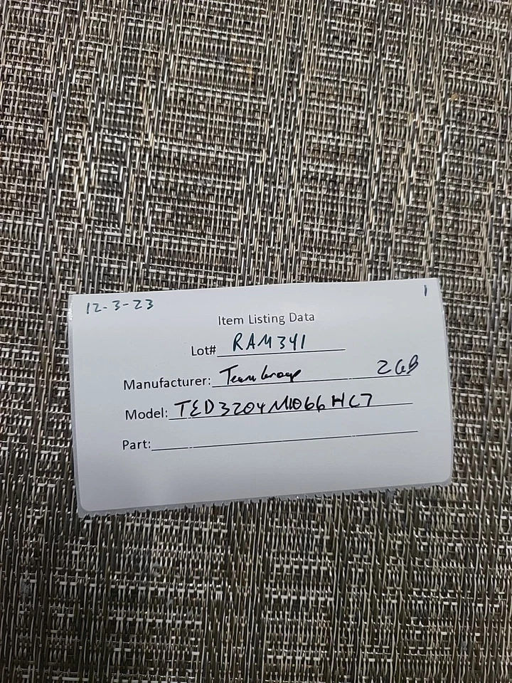 Teamgroup Elite TED32048M1066HC7 2GB DDR3 Ram - Image 4 of 4