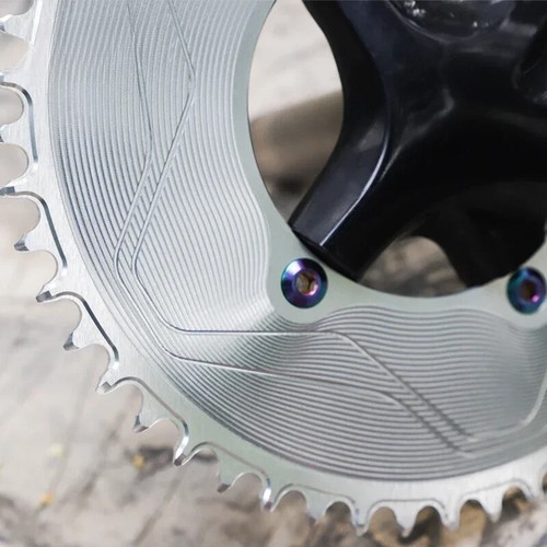 Light 110BCD Bike Chainring 3mm Offset Narrow Wide Chainwheel for 9-12 Speed - Picture 3 of 45