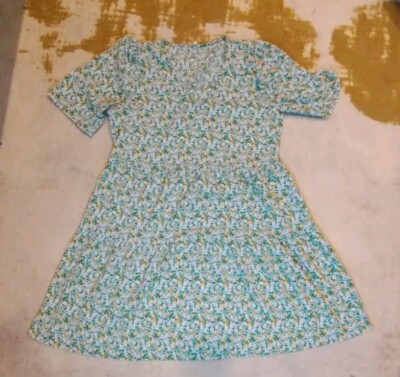 Floral Shirt Dress Jdy Ditsy Printed Smock Dress JDY Green Ditsy