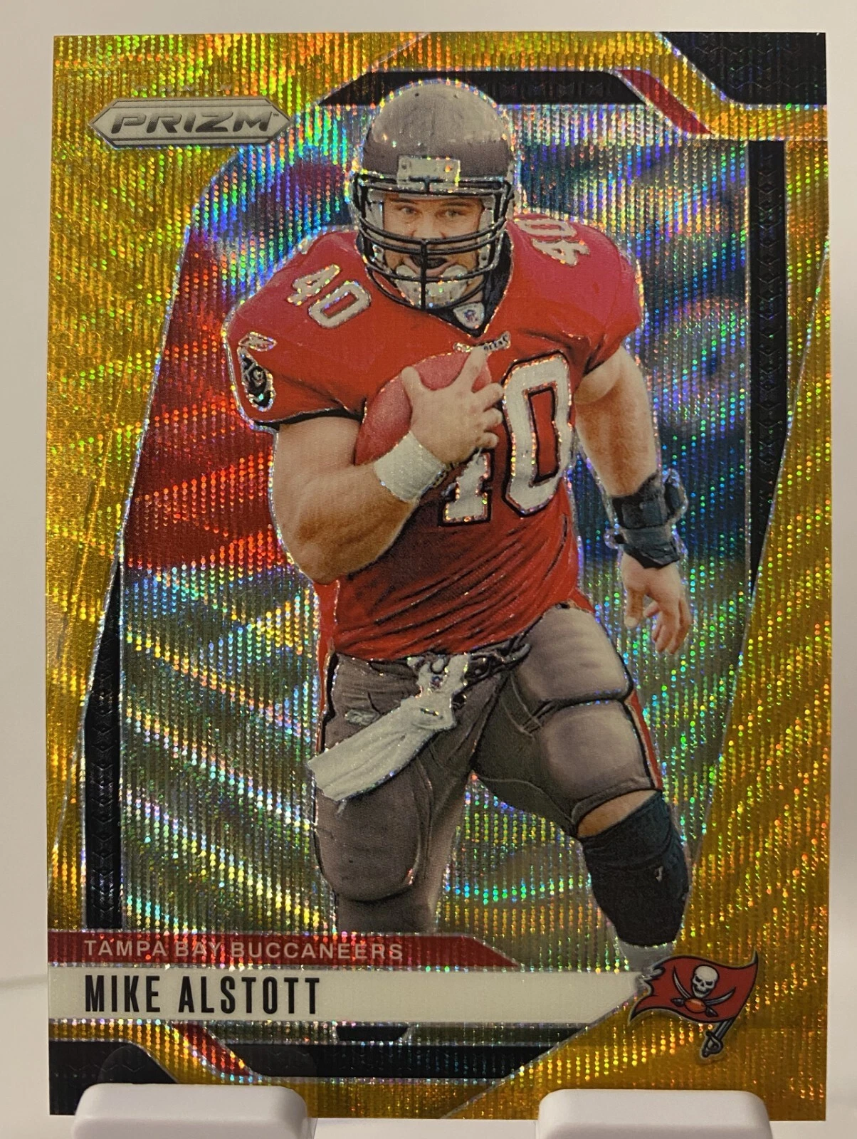 2024 Prizm Gold Hunt Mike Alstott Gold Shimmer Prizm /10 SSP
