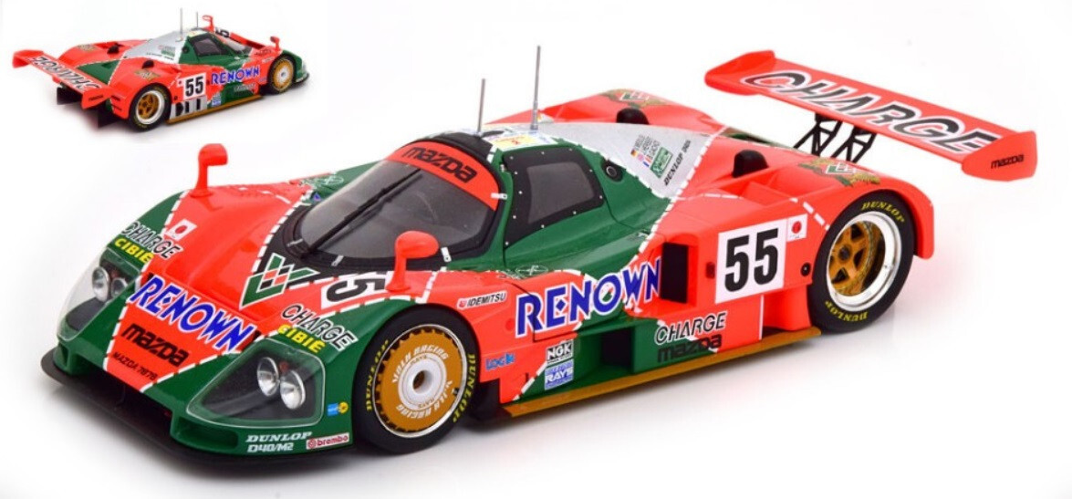 MAZDA 787B N.55 WINNER LE MANS 1991 1:18 - KK SCALE MODELLINO AUTO STATICO