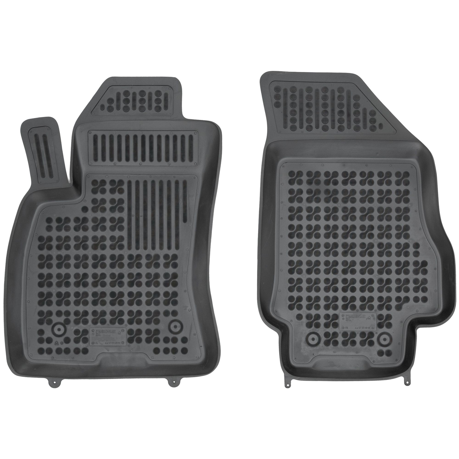 Tapis de sol en caoutchouc Rezaw-Plast noir pour Opel Combo D de 2011 à 2018