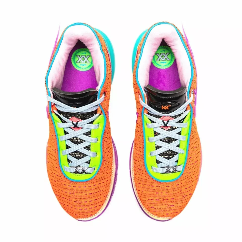 Jドリーム 11 Nike Air Zoom LeBron XX 20 Chosen 1 I Total Orange Vivid Purple