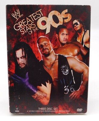 Greatest WWF Stars Of The 90s 3 Disc DVD Wrestling WWF Hulk Hogan