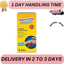 Aspercreme with Lidocaine Maximum Strength Pain Relief Cream 4.3 Oz