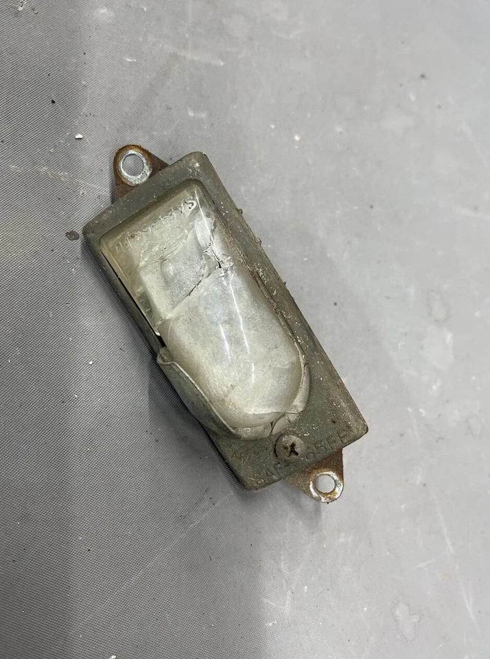 1965 1966 1967 Ford Galaxie License Plate Light Rear Back Bumper Lamp Parklane - Image 2 of 4