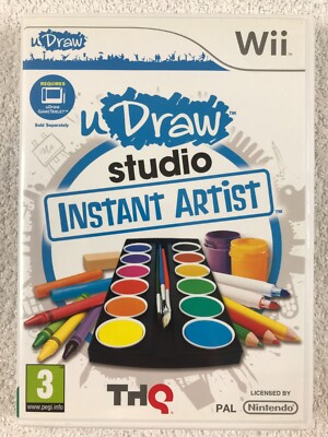 uDraw Studio Instant Artist - Nintendo Wii - PAL - Bundle Copy - THQ