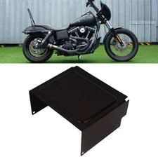 Black Battery Side Cover for Harley FXD Dyna 1999-2005 Sportster XL 1997-2003