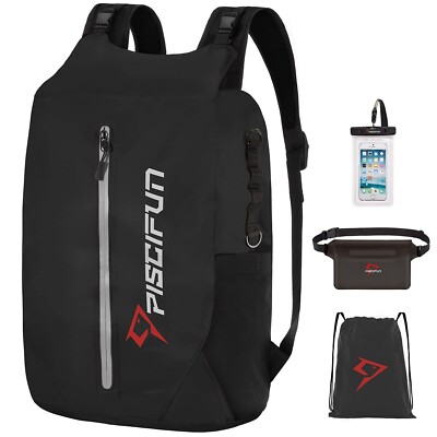 Piscifun LT Dry Bag Waterproof, Floating Dry Backpack, Lightweight Waterproof...