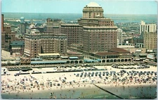 Postcard Resorts International Hotel on Boardwalk in Atlantic City 1950s?